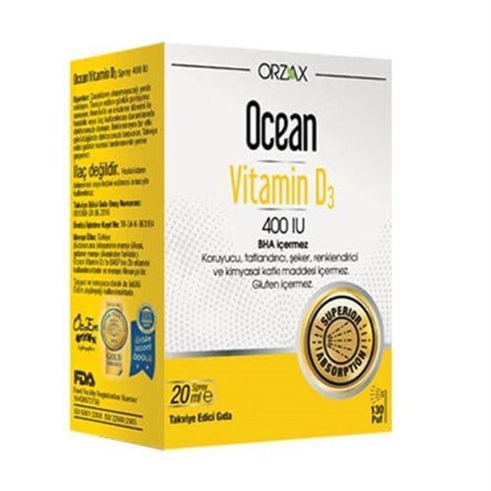 Ocean Vitamin D3 Sprey 400 IU 20 ml